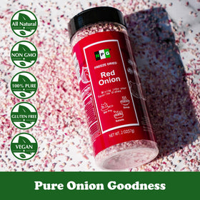 Natural Plus Green NPG crunchy onion topping adds texture to dishes.