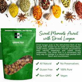 Natural Plus Green NPG longan pulp tea ingredient.