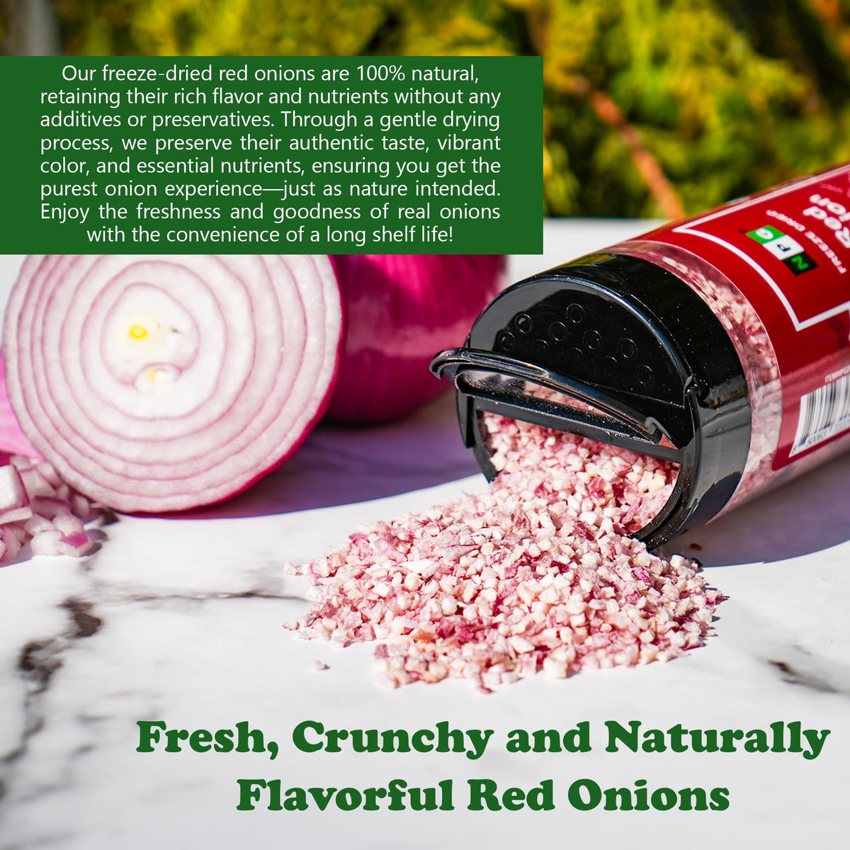 Natural Plus Green NPG pantry staple jar for long-lasting cooking convenience.