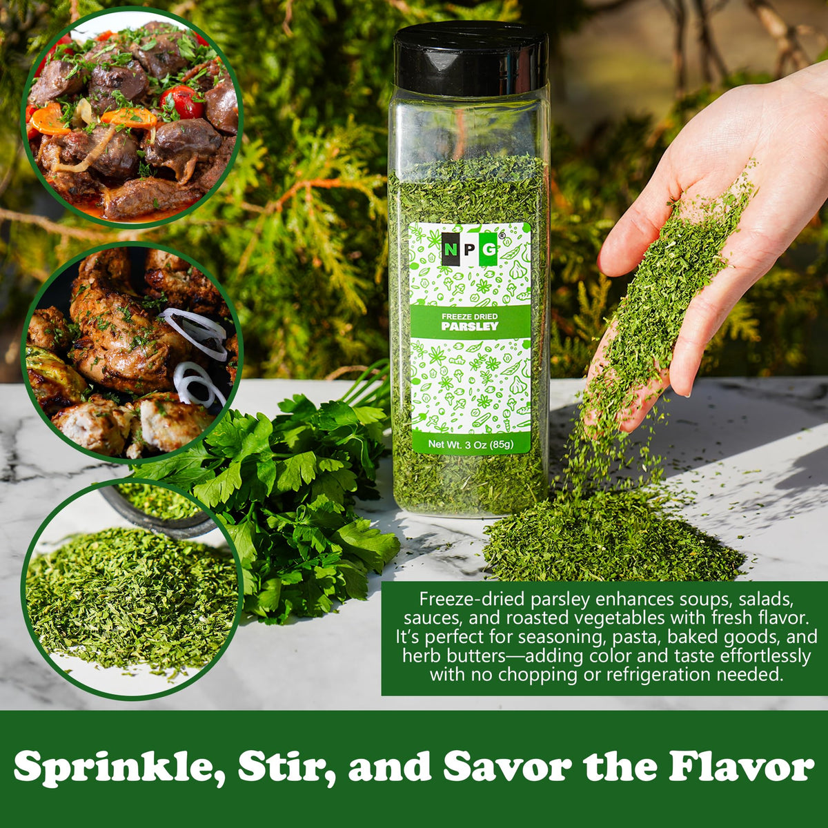 Natural Plus Green NPG resealable packaging maintains freshness