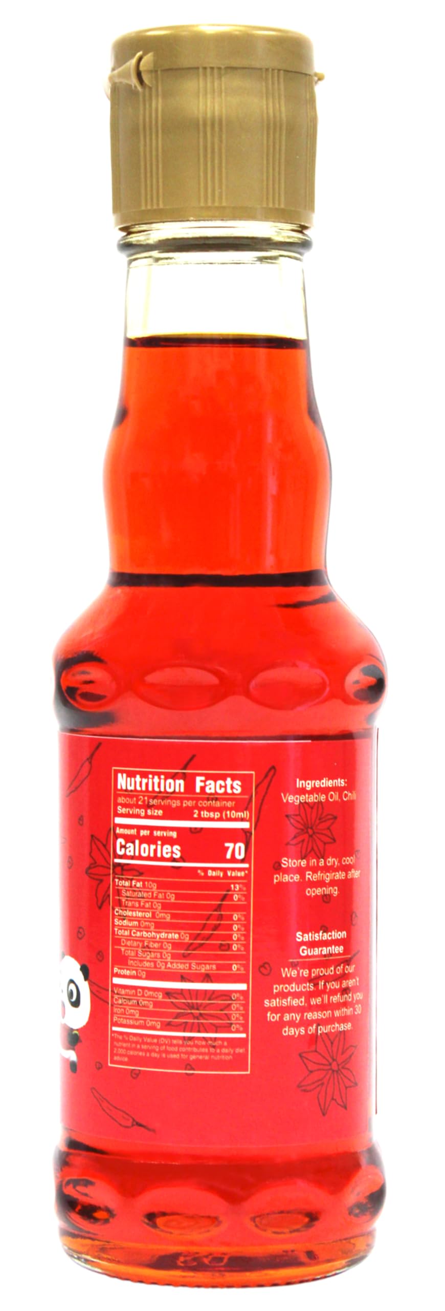 Natural Plus Green NPG Szechuan Chili Oil pours over noodles for mild spice