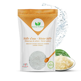 Natural Probio water kefir grains dehydrated pack ready for fermentation and customization