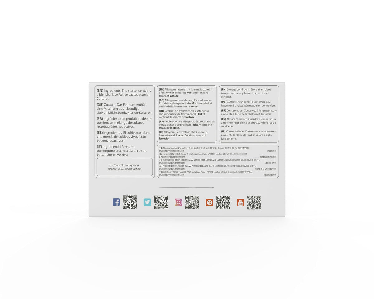 Natural Probiotic Selection lab-grade cultures, pure fermentation for consistent results