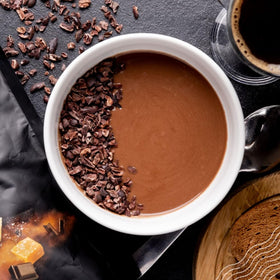 NaturaleBio cacao nibs used for baking and toppings on yogurt or oats
