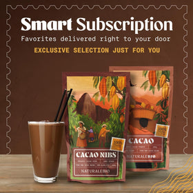 NaturaleBio sugar free cacao nibs as a versatile chocolate substitute