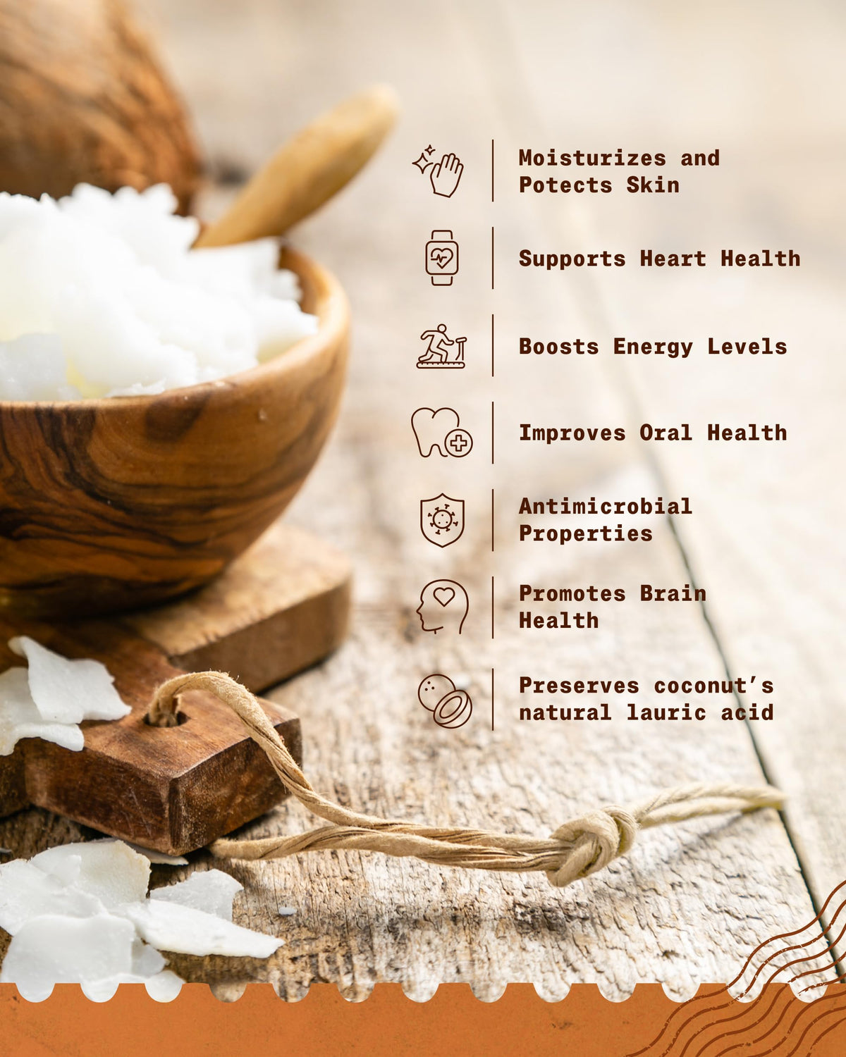 NaturaleBio coconut oil skin care application for moisturized, soft skin.