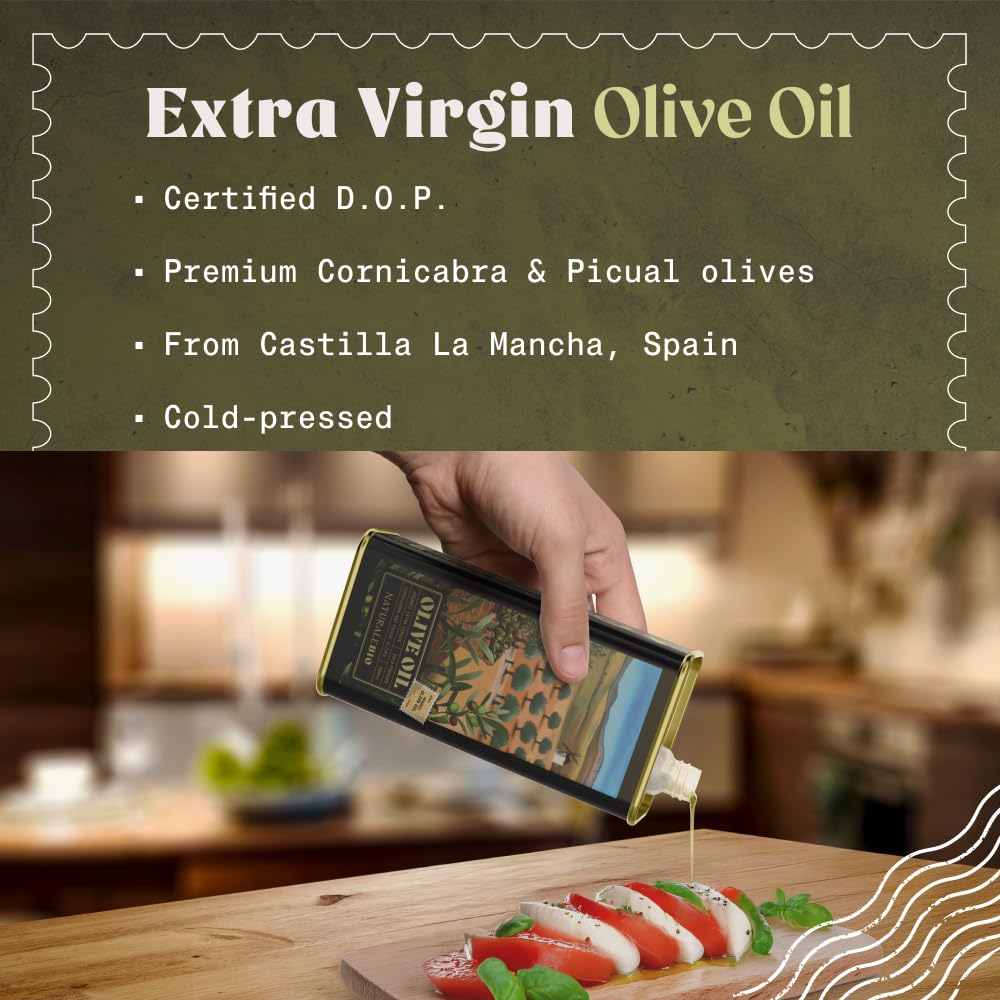 NaturaleBio label closeup shows organic origin and D.O.P certification