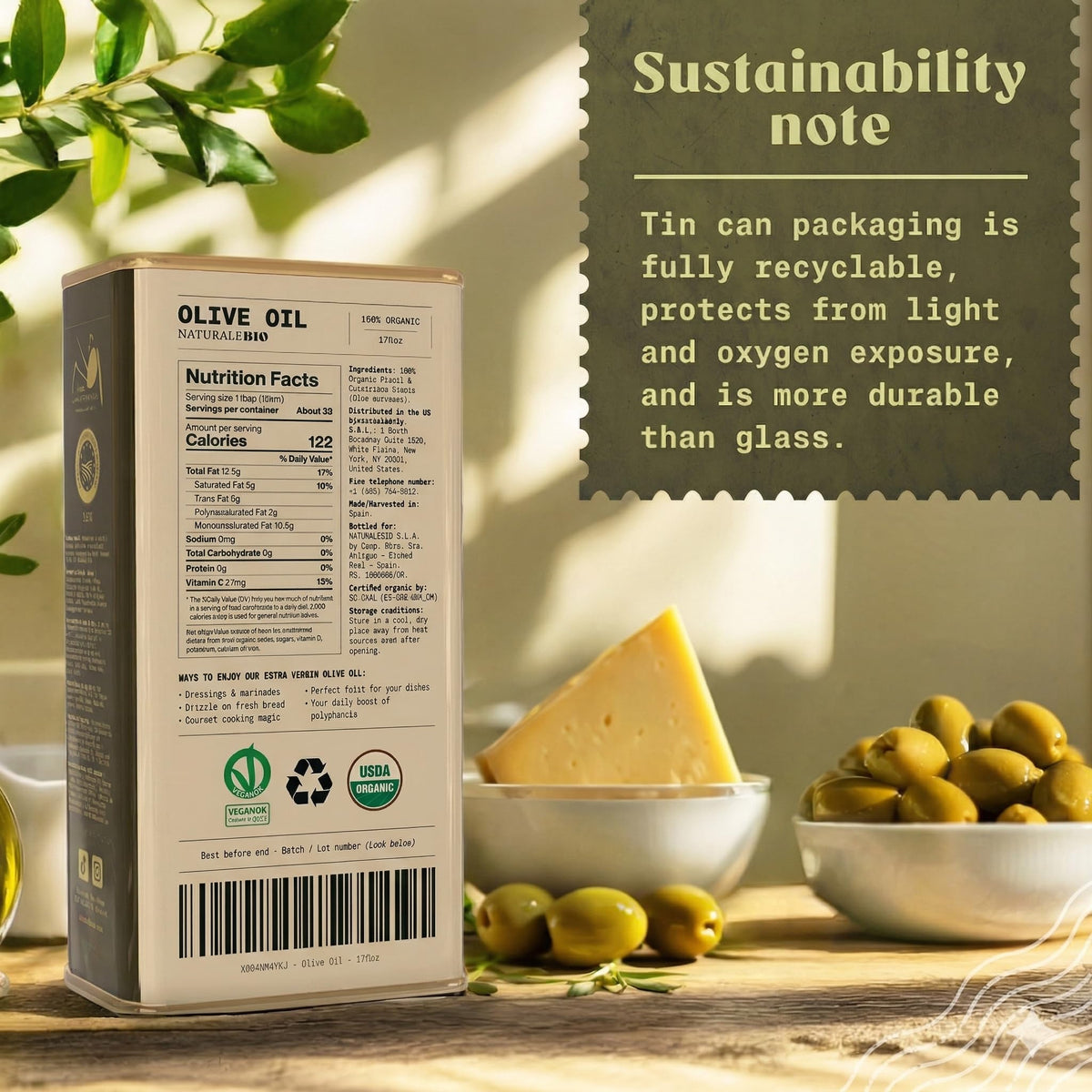 NaturaleBio organic packaging communicates eco-friendly product choice