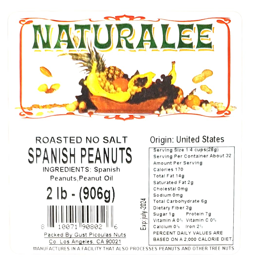 Naturalee gluten-free vegan peanuts, perfect for versatile recipes.