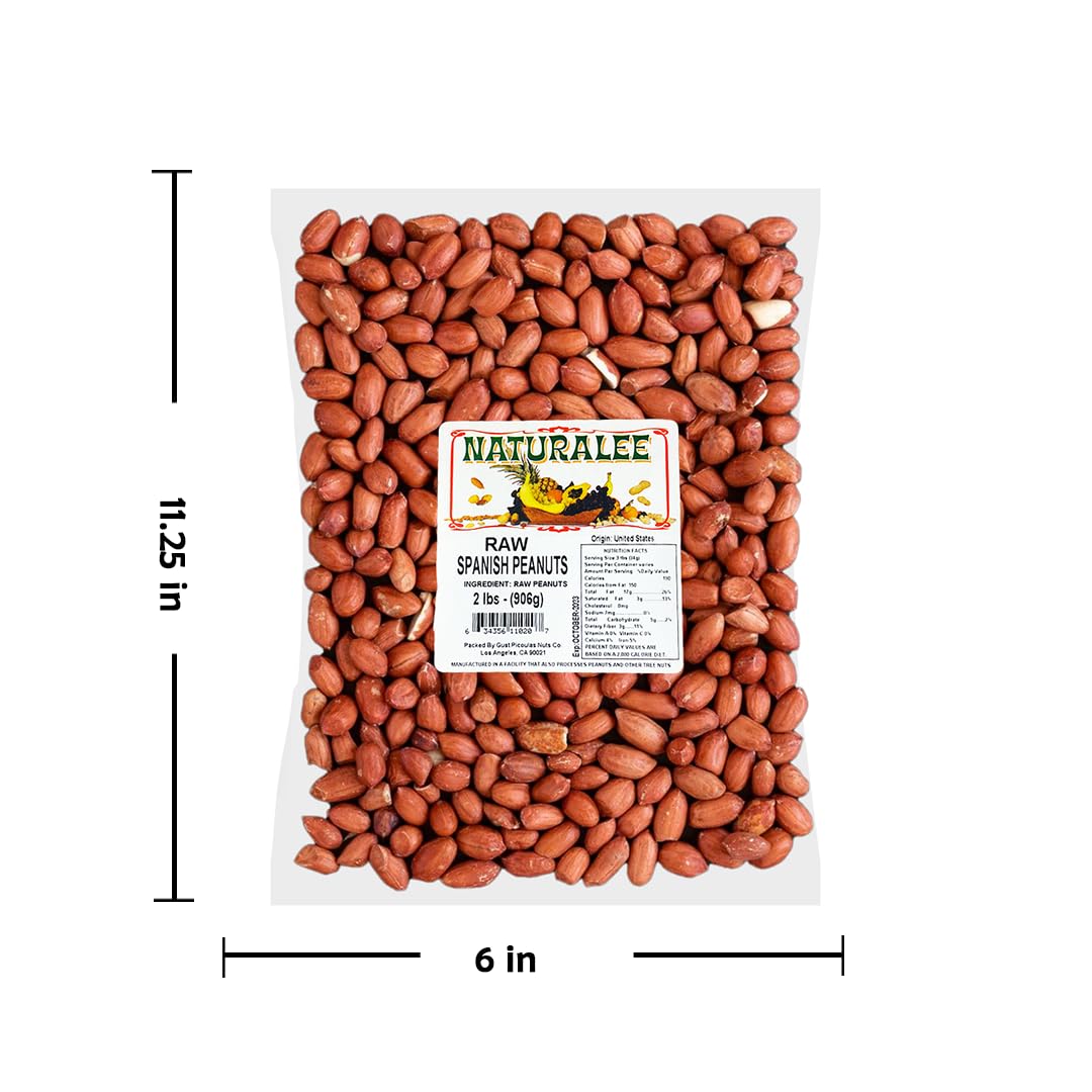 Naturalee raw Spanish Redskin peanuts in a bowl for easy snacking