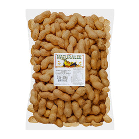 Naturalee peanuts in shell roasted salted 2lb: protein-rich snack on the go.