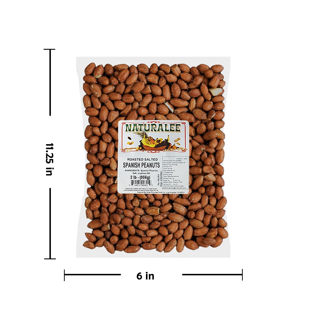 Naturalee Spanish Peanuts with Skin served in a bowl for a protein-rich snack.