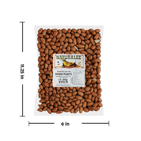 Naturalee Spanish Peanuts with Skin served in a bowl for a protein-rich snack.