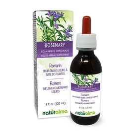 Naturalma Rosemary tincture bottle with glass dropper for daily herbal drops
