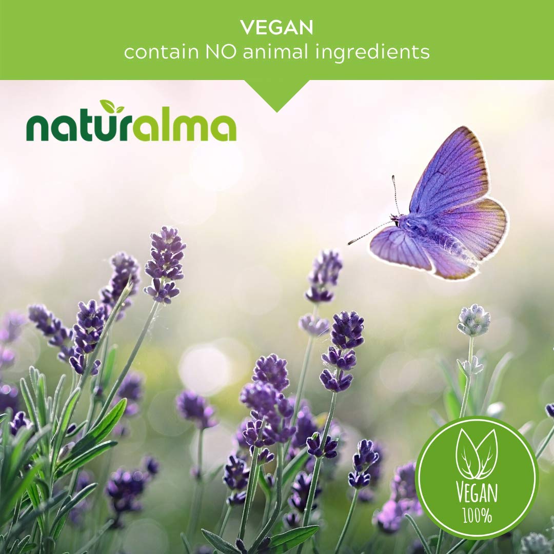 Naturalma label close-up showing vegan, Italian-made tincture