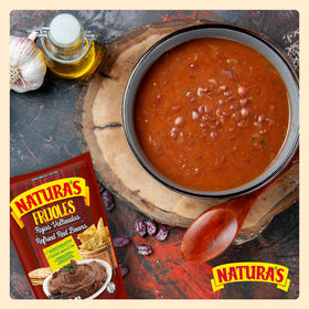 Family serving NATURA'S Refried Red Beans for a wholesome meal