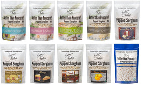 Nature Nate's sorghum microwaving option for easy, fast snacks.