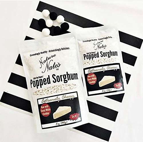 Nature Nate’s Popped Sorghum Non-GMO snack—clean ingredients.
