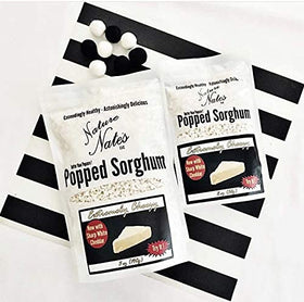 Nature Nate’s Popped Sorghum Non-GMO snack—clean ingredients.