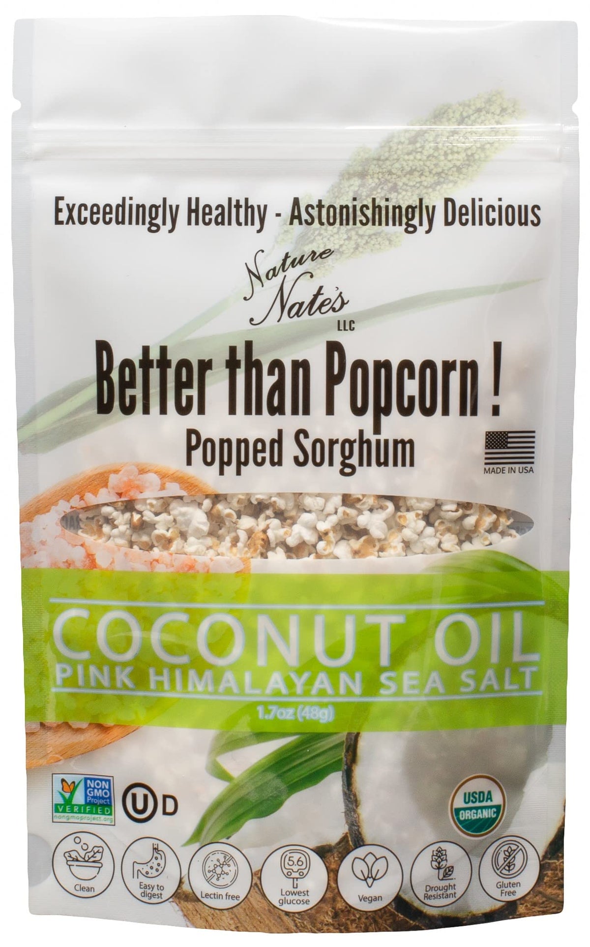 Six-pack Nature Nate’s snack set for convenient on-the-go snacking.