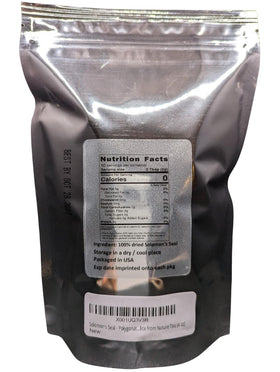 Nature Tea Solomon's Seal Polygonatum biflorum root slices close-up for herbal infusions.