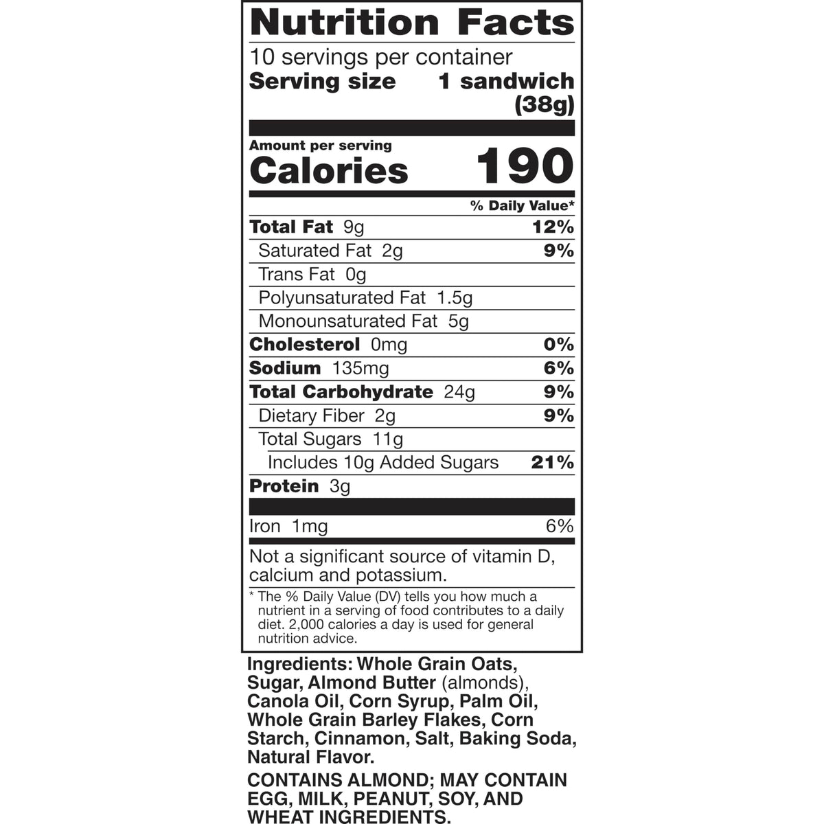 Nature Valley lunchbox snack with whole grains and cinnamon flavor