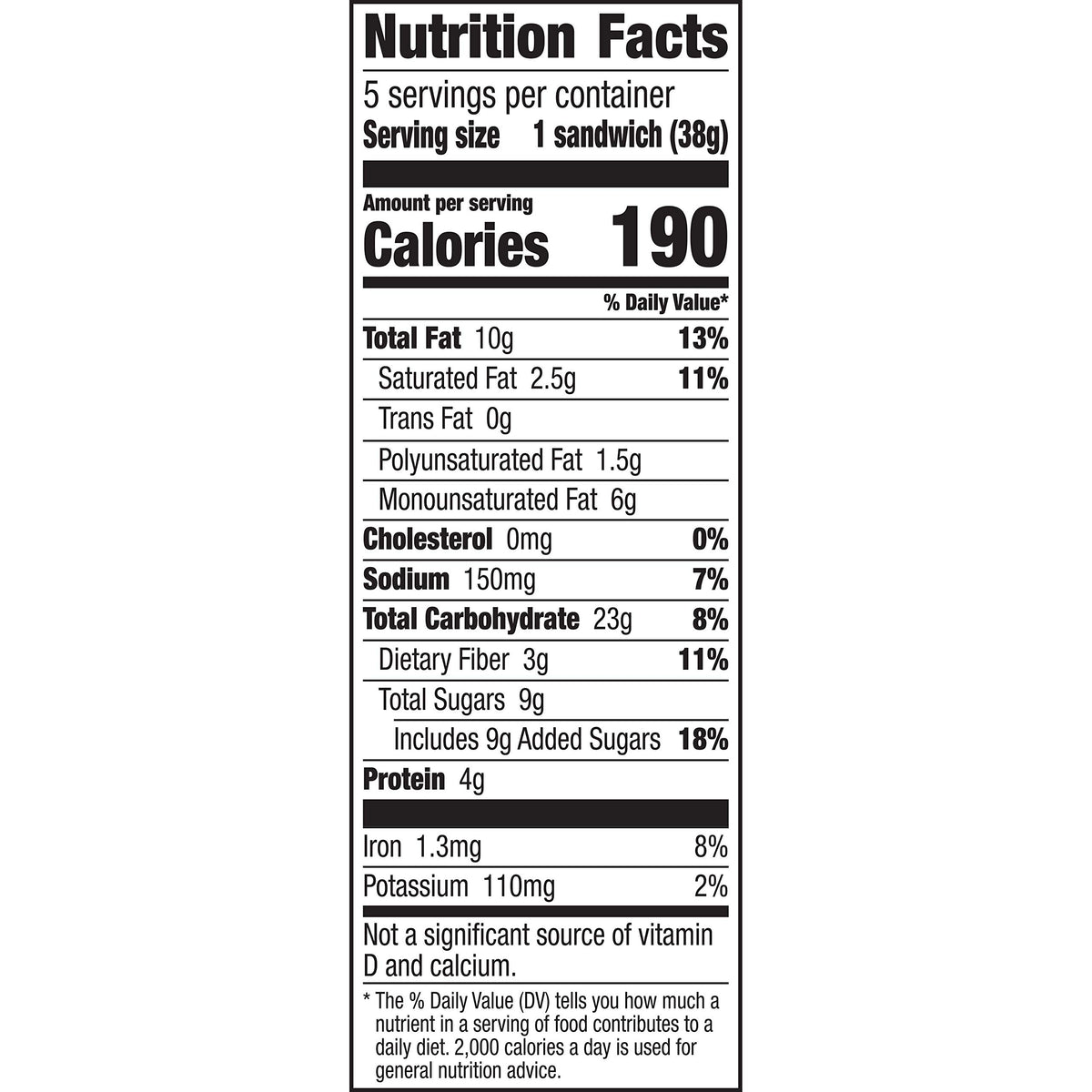 Nature Valley whole-grain oats provide a chewy bite and wholesome texture.