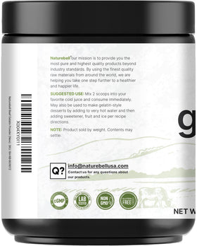 NatureBell Beef Gelatin Powder gluten-free and non-GMO for inclusive recipes