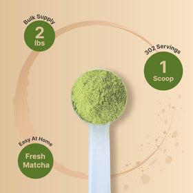 Baking with NatureBell matcha powder, highlighting rich color in desserts.