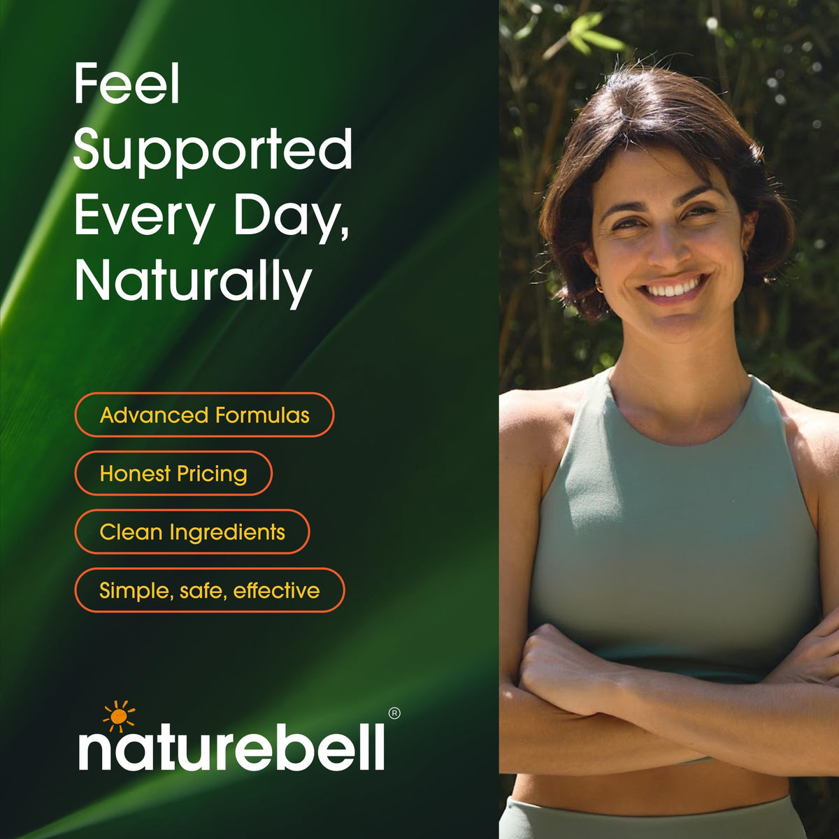 NatureBell product shot showcasing premium plant-based wellness coffee.