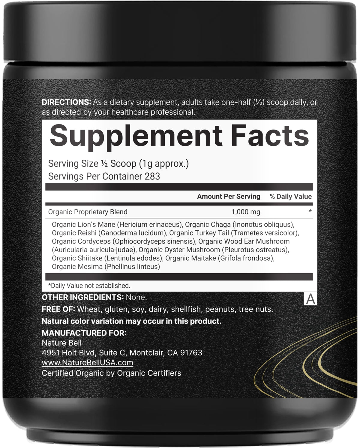 NatureBell lab-tested seal supports safety and potency for confidence.