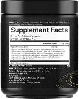 NatureBell lab-tested seal supports safety and potency for confidence.