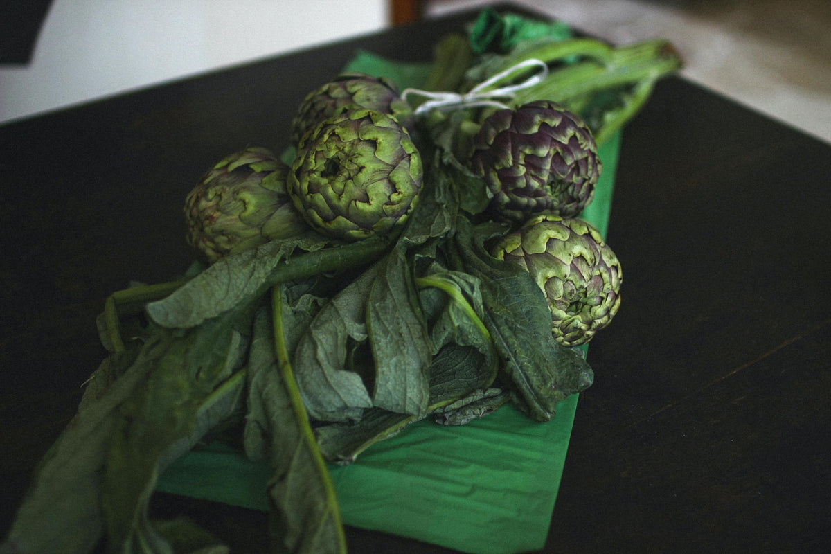 Dried artichoke leaves add Mediterranean depth to dips and antipasti.