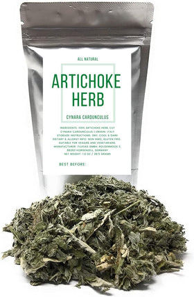 Naturegrail artichoke leaves packaging shows Italian origin and vegan quality.