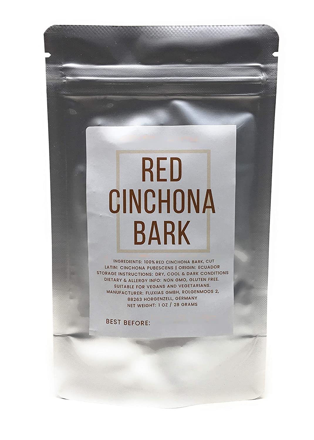 Naturegrail Ecuador-origin cinchona bark pack, suitable for premium culinary recipes.
