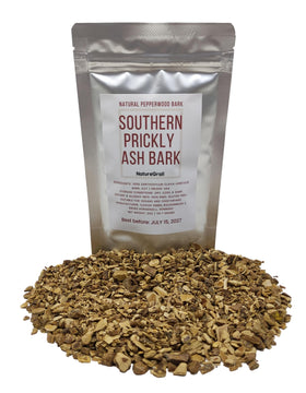 Naturegrail Southern Prickly Ash bark adds peppery, citrus notes to dishes.