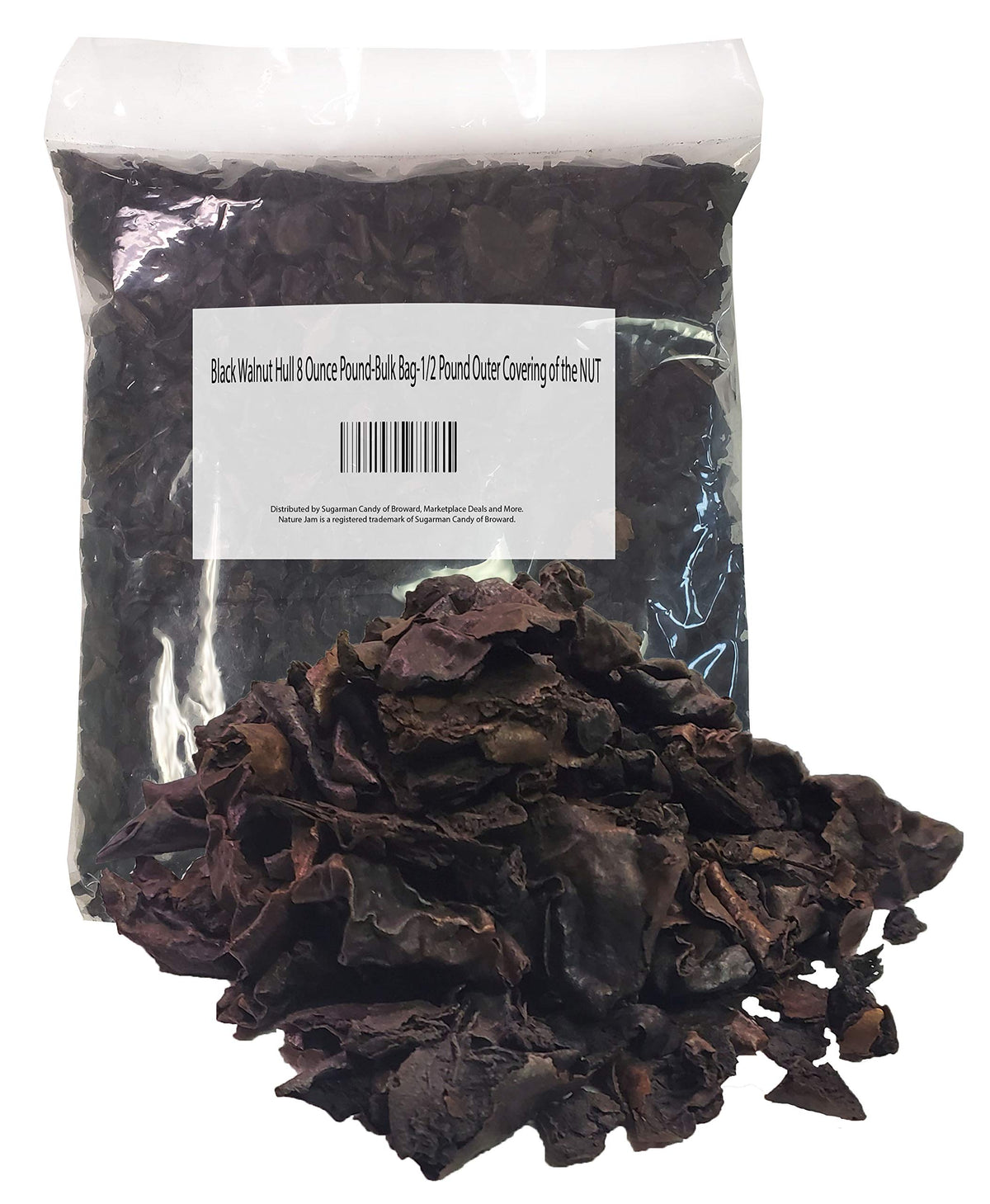 Naturejam Black Walnut Hull bulk 8oz for DIY herbal preparations