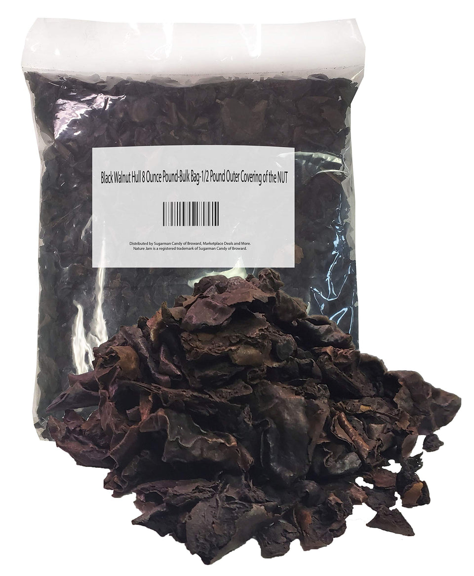 Naturejam Black Walnut Hull bulk 8oz for DIY herbal preparations