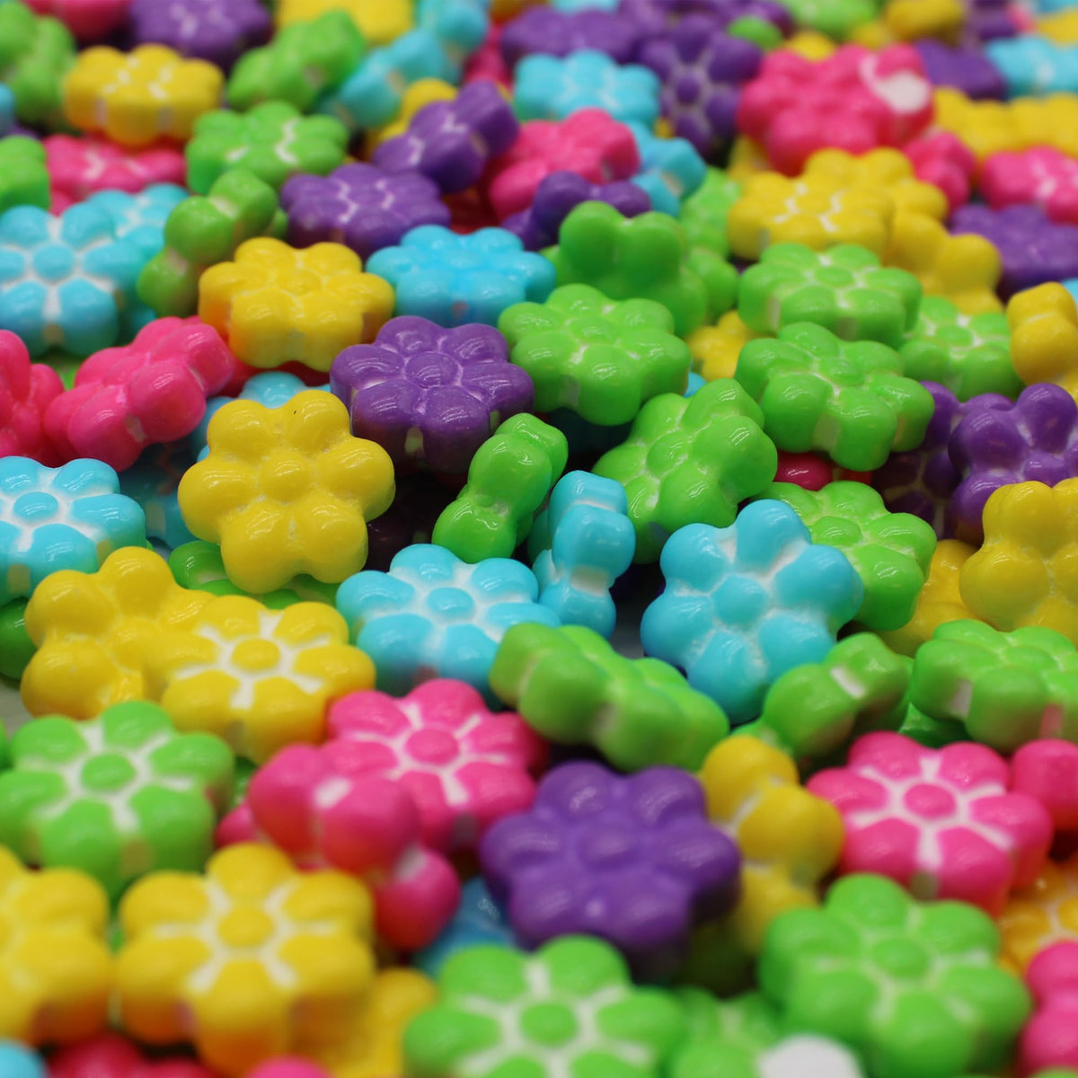 Naturejam Bloomin Delicious cake decorating candies, colorful blossoms ideal for spring desserts