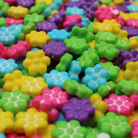 Naturejam Bloomin Delicious cake decorating candies, colorful blossoms ideal for spring desserts