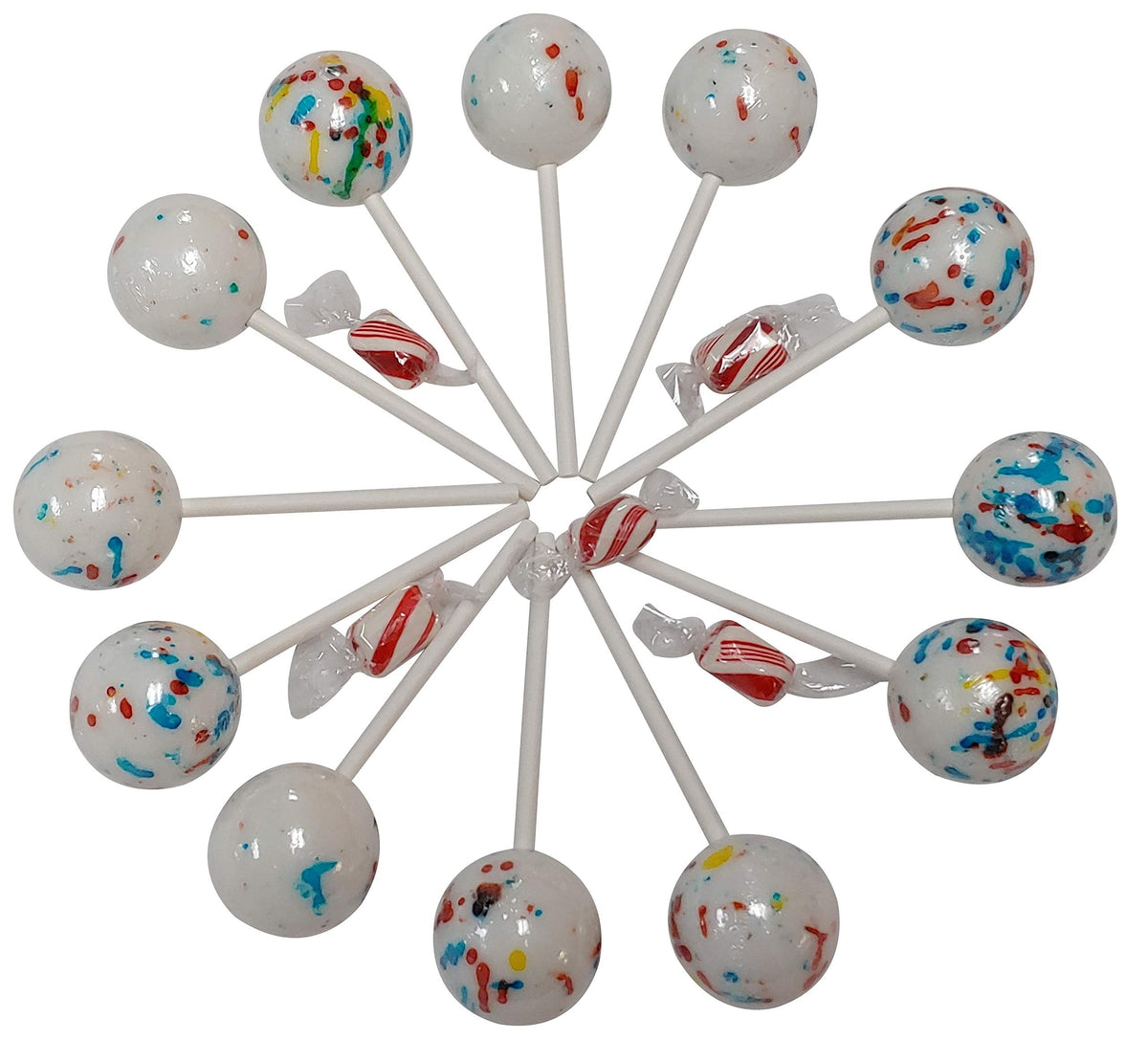 Naturejam giant 1.75 inch jawbreaker with layered flavors for lasting sweetness.