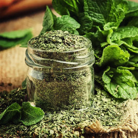Herbal tea with Naturejam mint leaves for refreshing infusions