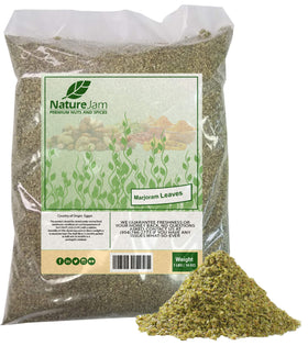Naturejam marjoram leaves bulk 1lb pack shot highlighting fresh aroma for cooking