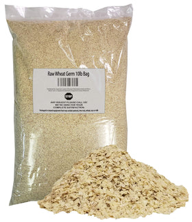 NatureJam RAW Wheat Germ bulk bag, fresh and ready to use.