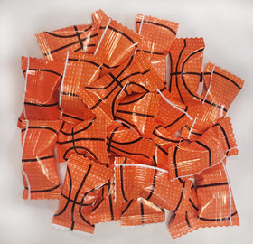 Naturejam sports mint candies highlight basketball theme, ideal for buffets and giveaways.