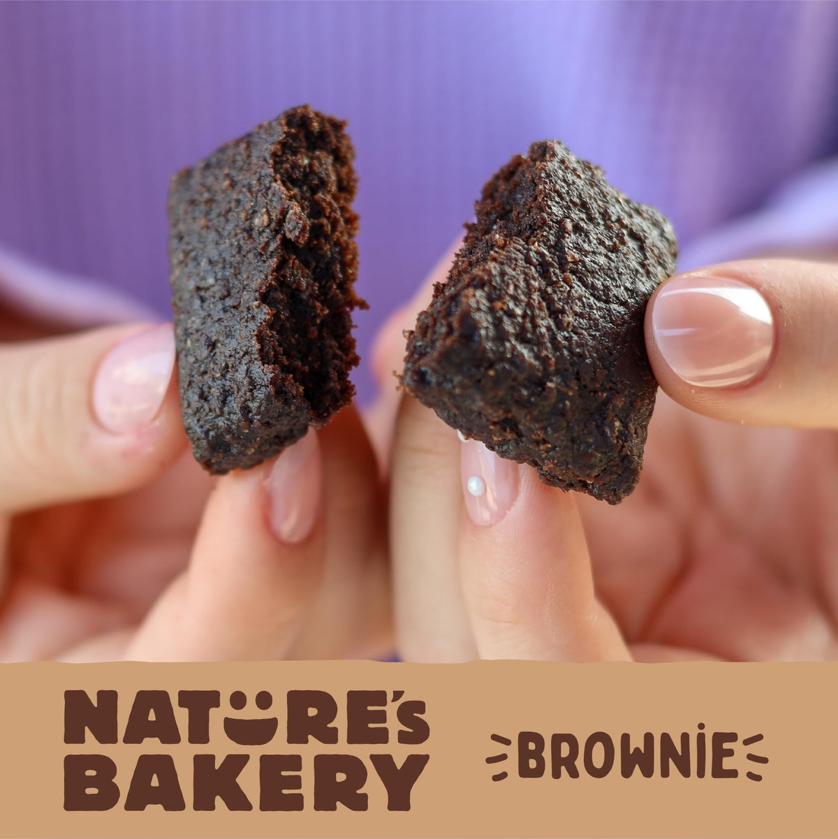 Nature's Bakery Double Chocolate Brownie Bar hero shot.