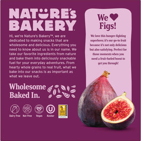 Close-up of soft, chewy texture of Nature's Bakery fig bar