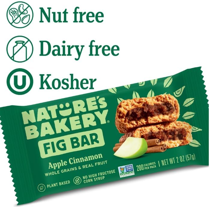 Nature's Bakery Blueberry fig bars, convenient on-the-go for busy days