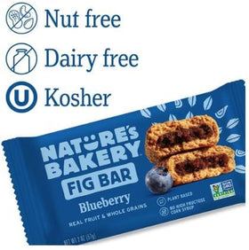 Nature's Bakery Original Fig bars in the pack, ideal for portable snacking