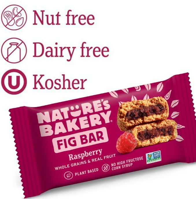 Nature's Bakery Raspberry fig bars, perfect lunchbox snack